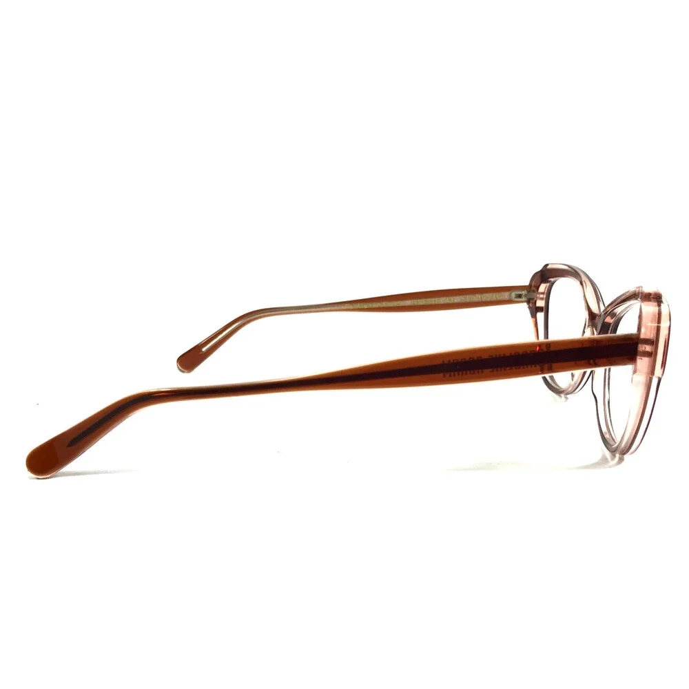 Caroline Abram Eyeglasses Frames BINETTE 43 Clear Reddish Brown 51-19-140